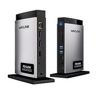 WAVLINK Laptop Docking Station Triplo display (Single 8K@30Hz/4K@144Hz), USB C Dock 125W PD3.1 Pass-Through, 2*DP, HDMI, Ethernet, SD/TF, per Windows, Macbook M1/M2/M3/M4