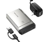 WAVLINK NVMe Cloner, 20Gbps M.2 Duplicatore Dual-Bay Offline Clone, M.2 Cloner con dissipazione del calore, NVMe Enclosure per SSD PCIe di dimensioni 2230/2242/2260/2280, supporta NVMe e AHCI