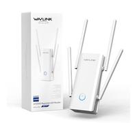 WAVLINK Ripetitore WiFi 6 Potente per Casa, Amplificatore Segnale wifi AX3000 con porta Ethernet, Doppia Banda(5GHz/2.4GHz) Access point WiFi Extender Antenne 5 * 5dbi Copertura fino a 3000sq.ft