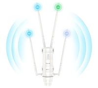 WAVLINK Router WiFi 4G LTE da Esterno con Slot per Nano SIM Card, 1200Mbps Dual Band Wireless Internet WiFi, 4x7dBi Antenne Omnidirezionali, Supporto Router/4G Router/Mix Mode