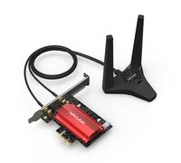 WAVLINK Scheda WiFi 7 PCIe BE8800 per PC desktop Adattatore Wireless BE200 a tre