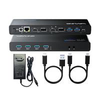 WAVLINK Stazione aggancio DisplayLink, doppio HDMI e doppio DP