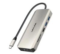 WAVLINK WL-UMD301 Adattatore multiporta 12 in 1 2HDMI+1VGA Dock hub USB-C con
