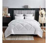 WAVVE Piumino Matrimoniale Maxi 240x260 cm 450gr/mq Invernale - Piumone Caldo 260x240, Trapunta in Microfibra Sintetica, Bianco