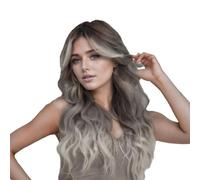 Wavy Wig, Middle Part Lace Anteriore Wavy Curl, 25 Inches Comfortable Headwear, Stylish Hair Accessorie, Size, Perfect for Birthdays, Gatherings Flawless Head Wear Looking