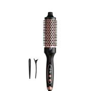 Wavytalk Thermal Brush, Blowout Boost, 38mm Spazzola Rotonda Termica Elettrica Ionica, Per Ricci Naturali, Non Per Asciugatura, 5 Regolazioni Di Temperatura, Doppia Tensione, Spina Euro, Oro Rosa