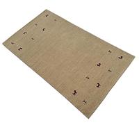 WAWA TEPPICH Gabbeh - Tappeto orientale Lori, 100% lana, tessuto a Fatto a Mano, 90 x 160 cm, beige T3