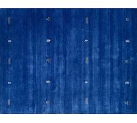 WAWA TEPPICH Tappeto orientale blu Gabbeh 100% lana Loom fatto a mano, 160 x 230 cm