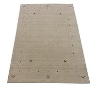 WAWA TEPPICH Tappeto orientale Gabbeh realizzato a Fatto a Mano in 100% lana tessuto a Fatto a Mano, 170 x 240 cm, beige T1