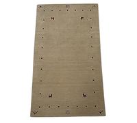 WAWA TEPPICH Tappeto orientale Gabbeh realizzato a Fatto a Mano in 100% lana tessuto a Fatto a Mano, 90 x 160 cm, beige T1