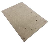 WAWA TEPPICH Tappeto orientale Gabbeh realizzato a mano in 100% lana Loom tessuto a mano, 140 x 200 cm, beige T1