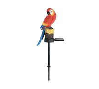 Wawogic Pappagallo Luce Solare da Giardino LED Ornamento da Giardino per Esterni Alimentato da Giardino Illuminazione A Forma di Uccello Lampada novità Impermeabile Lampada A Forma di Animale