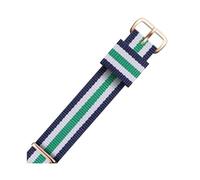 WAWPU Cinturino for orologio NATO in nylon da 12 mm a 22 mm, cinturino di ricambio for orologio a righe in nylon(Nl01 1(6),19mm)