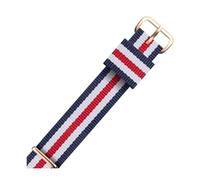 WAWPU Cinturino for orologio NATO in nylon da 12 mm a 22 mm, cinturino di ricambio for orologio a righe in nylon(Nl01 1(4),22mm)