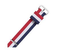 WAWPU Cinturino for orologio NATO in nylon da 12 mm a 22 mm, cinturino di ricambio for orologio a righe in nylon(Nl01 2(1),18mm)