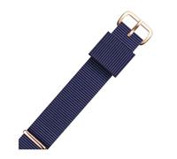 WAWPU Cinturino for orologio NATO in nylon da 12 mm a 22 mm, cinturino di ricambio for orologio a righe in nylon(Nl01 1(10),16mm)