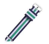 WAWPU Cinturino for orologio NATO in nylon da 12 mm a 22 mm, cinturino di ricambio for orologio a righe in nylon(Nl01 2(6),14mm)