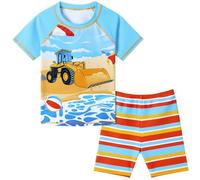 WAWSAM 2 Pezzo Set da Nuoto Costume da Bagno per Bambino Ragazzi Costumi da Bagno Interi Costume Piscina