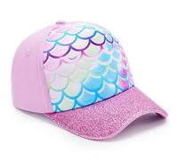 WAWSAM Cappello da baseball regolabile per bambini Snapback Trucker Cap in cotone per ragazze Cappello da baseball cappello da sole, viola., 3-8 anni