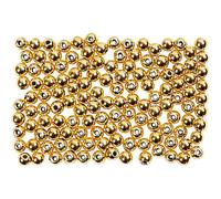 Wax Beads, D: 2,7 mm, gold, 150pcs