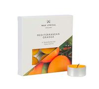 Wax Lyrical Candele profumate, confezione da 9, arancia mediterranea