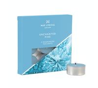 Wax Lyrical Enchanted Pine Tealight | Raffreddamento e rivitalizzante | Profumo Ozonico rinfrescante | Scatola di 9 candele tealight