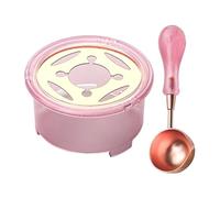 Wax Seal Melting Kit - Electric Heater Pot with Spoon, Complete Wax Sealing Set for Sticks and Beads | DIY Envelope Crafting, Wedding Invitations, Letter Decoration, Artistic Stamps, Personalized