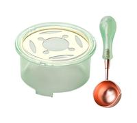 Wax Seal Melting Kit - Electric Heater Pot with Spoon, Complete Wax Sealing Set for Sticks and Beads | DIY Envelope Crafting, Wedding Invitations, Letter Decoration, Artistic Stamps, Personalized