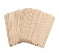 Wax Sticks,100 pezzi Rimozione dei Capelli Sopracciglio Bastoncini Cera Applicatore di Naturale Spatola Cera Depilazione Depilazione CorpoEyebrow Spatole 150x18 mm
