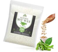 Waxcanpy Cera di Soia per Candele, Cera per Candele di Prima qualità 1.8kg/5kg/10kg/20kg, Cera per Candele Fai da Te, Cera di Soia 100% Naturale per La Produzione di Candele Fai da Te (0.2kg)