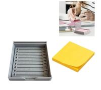 WAXCMXYH Modello per note adesive, porta foglietti adesivi con stencil, dispenser per appunti, progettato e stampato in 3D, questi piccoli modelli per lista delle cose da fare