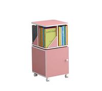 wAxd Libreria rotante con ruota dell'armadio girevole a 360 gradi libreria ufficio studio scaffale semplice angolo display mensola decorazione domestica perfetto e pratico