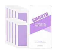 Waxing Hair Removal - 20 pezzi Depilatory Kit, Ready-To-Use Wax Strips with Strong Hair Grip Formula, Viso e Body Hair Removal Solution, Quick Pull Waxing Tool, Smooth Skin Depilatory Set