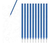WAXKOP 10 Pezzi Ricariche Cancellabili Compatibili con Legami,Blu Refill Penne Cancellabili Set con Legami, Facili da Cancellare, Punta Della penna 0,7 mm, Altezza 13 cm, Brillante Blu