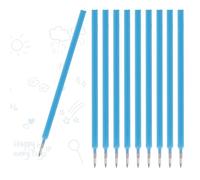 WAXKOP 10 Pezzi Ricariche Cancellabili Compatibili con Legami,Blu Refill Penne Cancellabili Set con Legami, Facili da Cancellare, Punta Della penna 0,7 mm, Altezza 13 cm, Blu Cielo