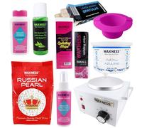 Waxness Student Kit completo per ceretta con scaldino bianco serie Elite