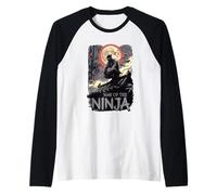 Way of The Ninja: Abbigliamento, Indossare, Abbigliamento, Teen, Bambino,papà,Mamma Maglia con Maniche Raglan