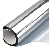 Way - Pellicola a specchio per finestre, riflettente, per la privacy, solare, con caratteristiche di isolamento termico (60 x 100 cm)