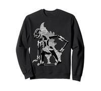 Wayang Abilawa: Eroico Guerriero Giavanese Design Felpa