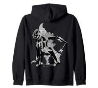 Wayang Abilawa: Eroico Guerriero Giavanese Design Felpa con Cappuccio