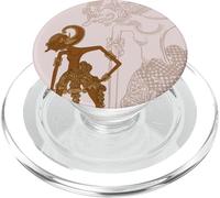 Wayang Kulit: arte tradizionale indonesiana delle marionette dell'ombra PopSockets PopGrip per MagSafe