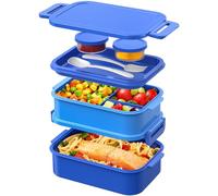 WayEee Contenitore per il pranzo per adulti, 2130 ml, grande, a prova di perdite, senza BPA, per ufficio, scuola