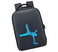 Wayfadacc Backpack Ciclismo LED Con USB Con Design Impermeabile 'Display Personalizzabile E 15 6 "Vano 'Notebook Ergonomic Travel Backpacks Night