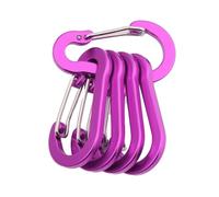 Wayfadacc Clip per Moschettone 5 Gancio Resistente per Palestra Campeggio Escursionismo All'aperto per Imbracatura Guinzaglio Moschettone per Attrezzatura da Avventura