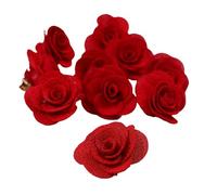 Wayfadacc Fermaglio per capelli a forma di fiore di rosa, 10 pezzi, stile classico, forte tenuta, fermaglio laterale per donne e bambini, essenziale per lo styling dei capelli