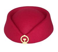 Wayfadacc Ferrovia Trainman Cappello Per Le Donne Cosplay Partito Uniforme Hostess Per Professionale Treno Personale Servizio Galateo Traspirante Cappelli Uniformi
