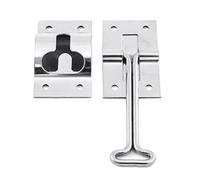 Wayfadacc Supporto per Porta in Acciaio Inossidabile Stile T da 4 Pollici con Ingresso Bianco Sostituzione del Supporto della Chiusura