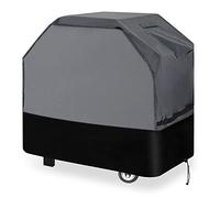 Waykea Copertura per griglia resistente, 155 cm, in tessuto Oxford 600D, impermeabile, resistente ai raggi UV e allo sbiadimento, per barbecue a gas Weber, Char-Broil, Dyna, Glo, Nexgrill, a carbone,