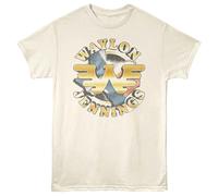 Waylon Jennings - Logo E Texas - Licenza Ufficiale - Bianco Sporco Solido Avanti