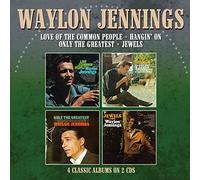 Waylon Jennings Love of the Common People/Hangin' On/Only the Greatest/Jewe (CD)